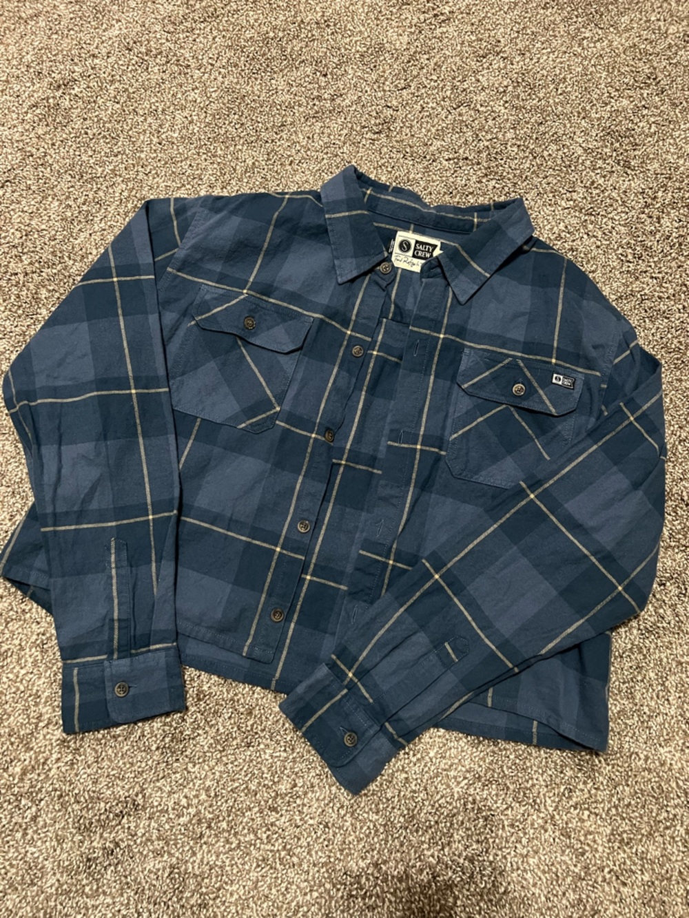 LAST DAY! Salty Crew Cropped Flannel
